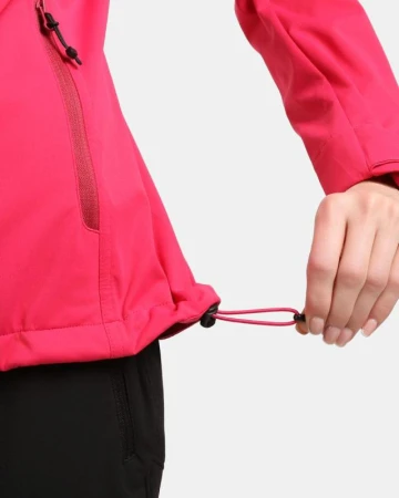 KILPI BELTRA-W Růžová dámská softshellová bunda