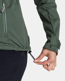 KILPI BELTRA-W Tmavě zelená dámská softshellová bunda