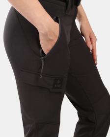 KILPI BELVELA-W Černé dámské outdoorové kalhoty