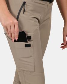 KILPI BELVELA-W Khaki dámské outdoorové kalhoty
