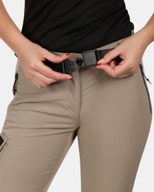 KILPI BELVELA-W Khaki dámské outdoorové kalhoty