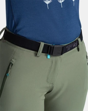 Kilpi BELVELA-W khaki dámské outdoorové kalhoty