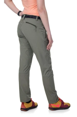 Kilpi BELVELA-W khaki dámské outdoorové kalhoty