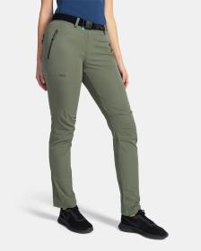 Kilpi BELVELA-W khaki dámske outdoorové nohavice