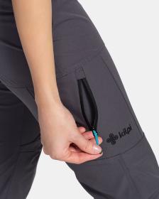 KILPI BELVELA-W Tmavě šedé dámské outdoorové kalhoty