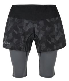 Kilpi BERGEN-M čierne pánske bežecké šortky Kilpi BERGEN-M čierne pánske bežecké šortky
