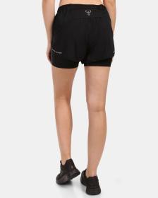 KILPI BERGEN-W Černé dámské běžecké šortky
