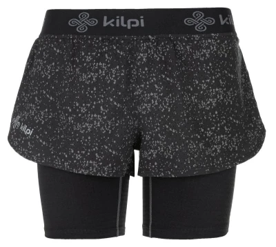 Kilpi BERGEN-W černé dámské běžecké šortky