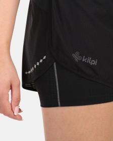 KILPI BERGEN-W Černé dámské běžecké šortky
