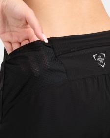 KILPI BERGEN-W Černé dámské běžecké šortky