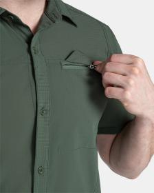 KILPI BOMBAY-M Tmavě zelená pánská košile
