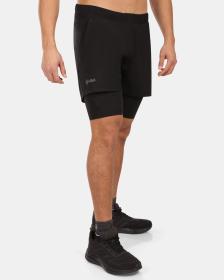 Kilpi Braga-M BLK Černé pánské běžecké kraťasy