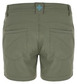 Kilpi BREE-W khaki dámské outdoorové kraťasy