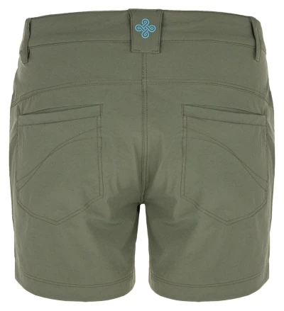 Kilpi BREE-W khaki dámské outdoorové kraťasy