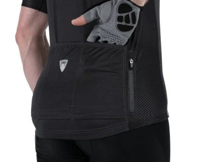 Kilpi BRIAN-M černý cyklistický dres POUZE XL (VÝPRODEJ)