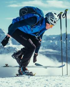 KILPI BRISTEN-M Čierne pánske skialpové legíny