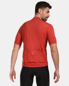 KILPI CAVALET-M Tmavo červený pánsky cyklistický dres