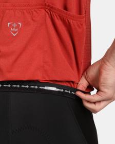 KILPI CAVALET-M Tmavo červený pánsky cyklistický dres