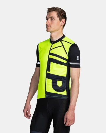 KILPI CAVALET-M Žlutý pánský cyklistický dres KILPI CAVALET-M Žlutý pánský cyklistický dres