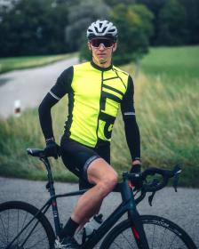 KILPI CAVALET-M Žlutý pánský cyklistický dres