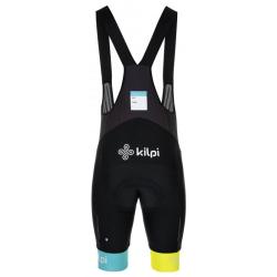 KILPI CAVALET-M Žlutý cyklistický dres + Kilpi MURIA-M modré cyklistické kraťasy