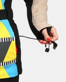 KILPI CLAIR-W Béžová dámská lyžařská bunda