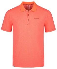 Kilpi COLLAR-M koralové pánske funkčné polo tričko
