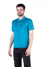 Kilpi COLLAR-M tyrkysové pánské polo tričko