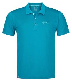 Kilpi COLLAR-M tyrkysové pánske polo tričko