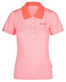 Kilpi COLLAR-W světle růžové dámské funkční polo tričko