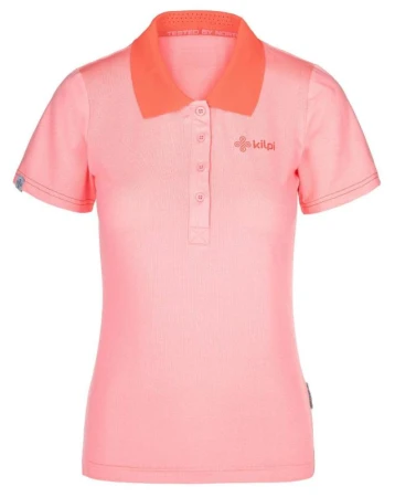 Kilpi COLLAR-W světle růžové dámské funkční polo tričko Kilpi COLLAR-W světle růžové dámské funkční polo tričko