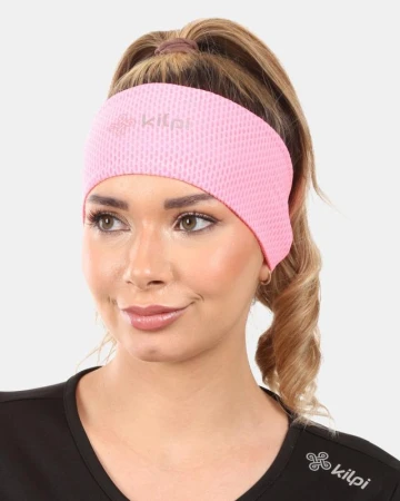 KILPI COOLY-U Růžová sportovní čelenka