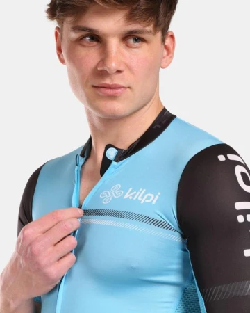 KILPI CORRIDOR-M Světle modrý pánský cyklistický dres