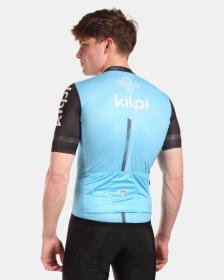 KILPI CORRIDOR-M Světle modrý cyklistický dres + KILPI HIXON-M Černé cyklistické kraťasy
