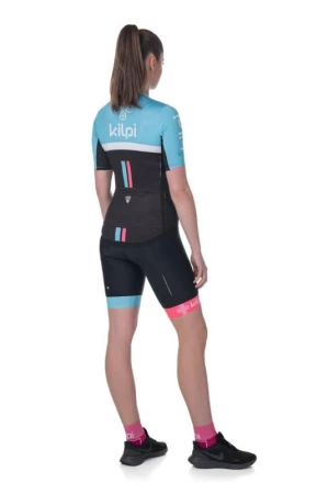 KILPI CORRIDOR-W Modrý cyklistický dres + Kilpi MURIA-W černé cyklistické kraťasy