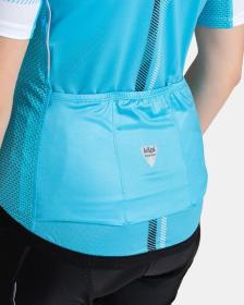 KILPI CORRIDOR-W Modrý cyklistický dres + Kilpi TRACKEE-W černé cyklistické kraťasy