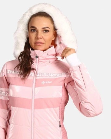 KILPI DALILA-W Světle růžová dámská lyžařská bunda
