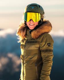 KILPI DALILA-W Zelená dámská lyžařská bunda