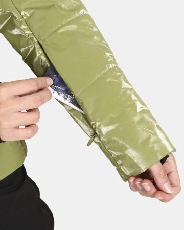 KILPI DALILA-W Zelená dámská lyžařská bunda