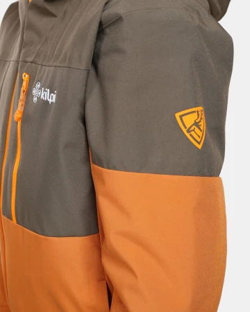 KILPI DENVER-JB Khaki dětská lyžařská bunda