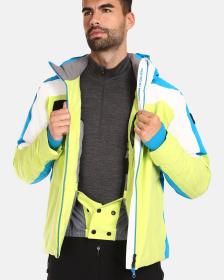 KILPI DEXEN-M Světle zelená pánská lyžařská bunda