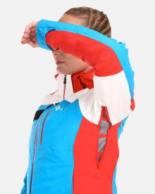 KILPI DEXEN-W Černá - červená dámská lyžařská bunda