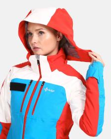 KILPI DEXEN-W Černá - červená dámská lyžařská bunda