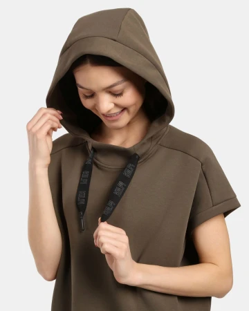 KILPI DIAN-W Khaki dámská mikina