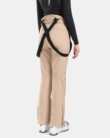 KILPI DIONE-W Béžové dámské softshellové lyžařské kalhoty