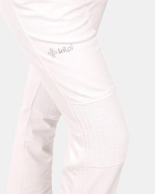 KILPI DIONE-W Bílé dámské softshellové lyžařské kalhoty