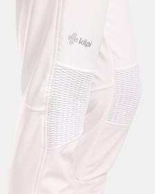 KILPI DIONE-W Biele dámske softshellové lyžiarske nohavice