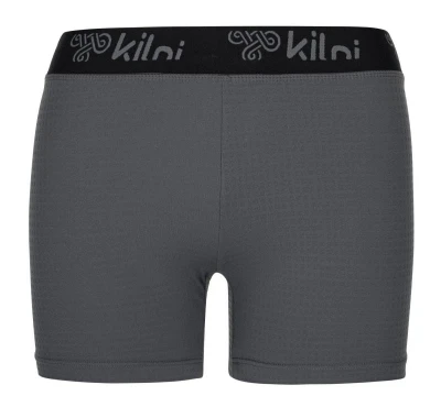 Kilpi DOMINO-W tmavě šedé dámské sportovní šortky Kilpi DOMINO-W tmavě šedé dámské sportovní šortky