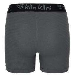 Kilpi DOMINO-W tmavo šedé dámske športové šortky