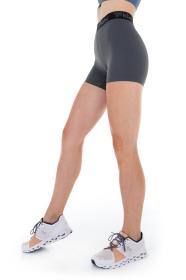 Kilpi DOMINO-W tmavo šedé dámske športové šortky